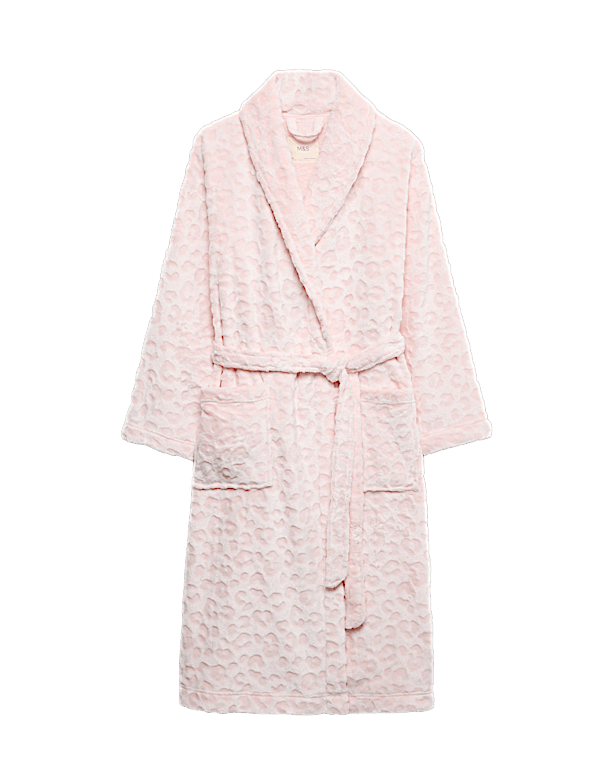 Animal Print Shimmer Dressing Gown