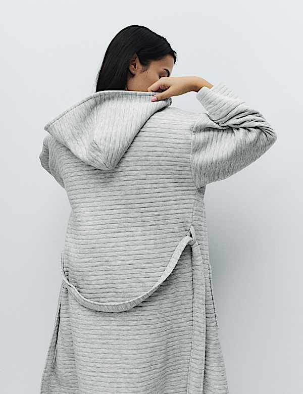 חלוק בית בדוגמת תפירת טלאים - IL