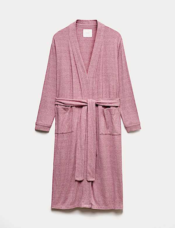 Robe de chambre large côtelée - BE