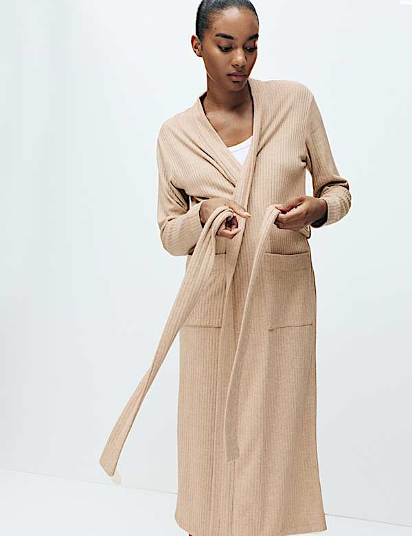 Wide Ribbed Dressing Gown - LT