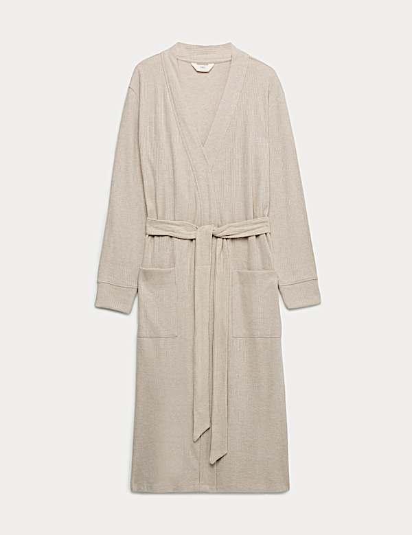 Cosy Ribbed Tie Wrap - BE