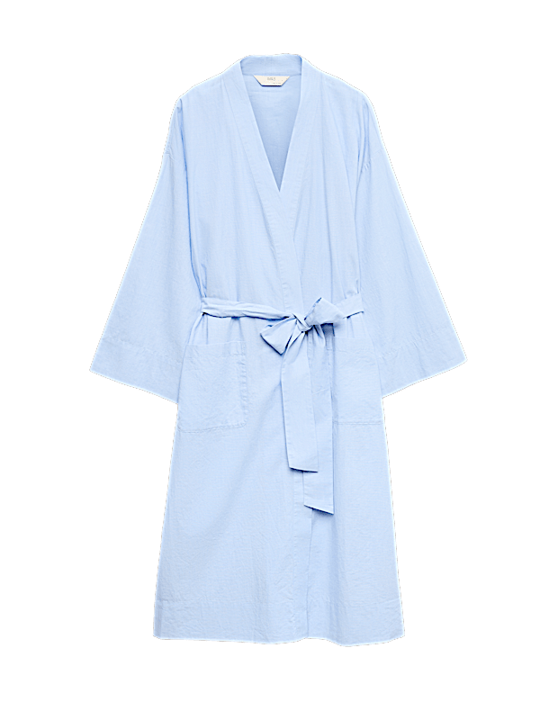 Pure Cotton Chambray Wrap