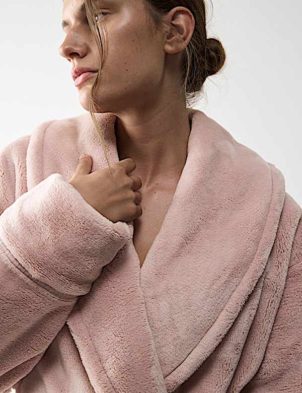 Premium Short Pile Dressing Gown - DK