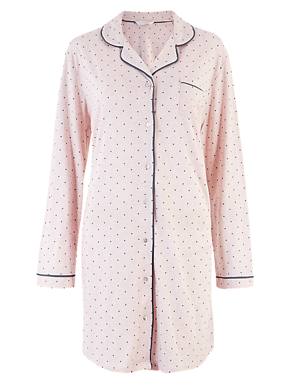 Cool Comfort™ Cotton Modal Spot Print Nightdress
