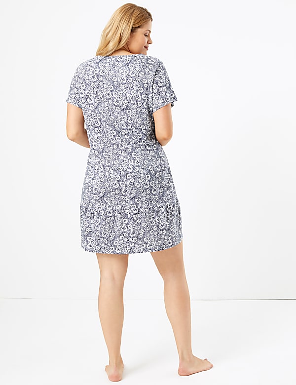 Cool Comfort™ Floral Print Short Nightdress