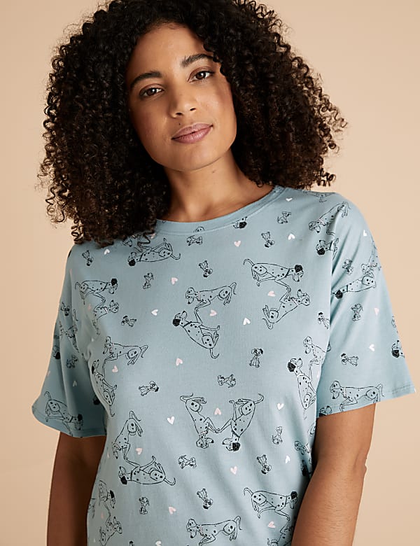 Pure Cotton 101 Dalmatians Short Nightdress