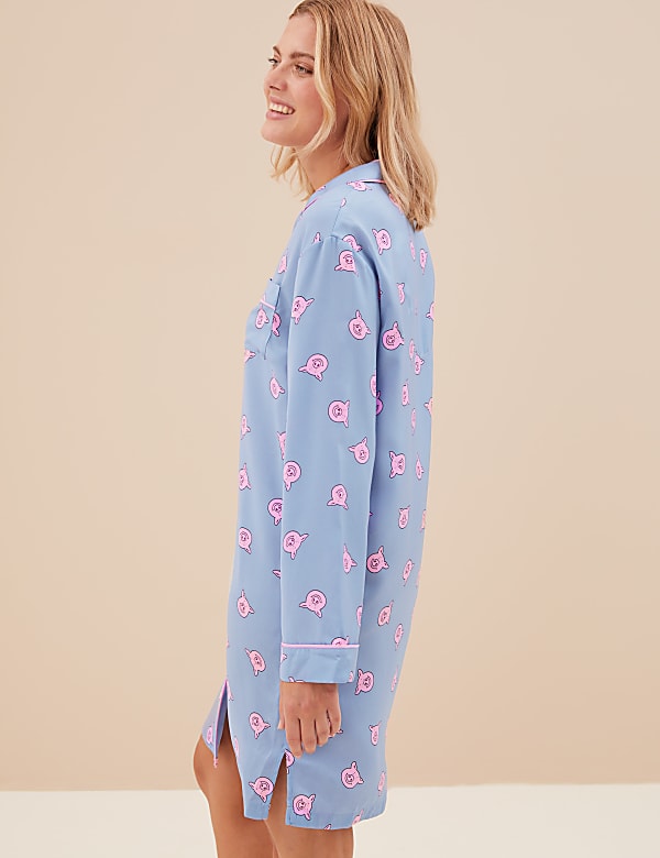 Satin Percy Pig™ Short Nightshirt