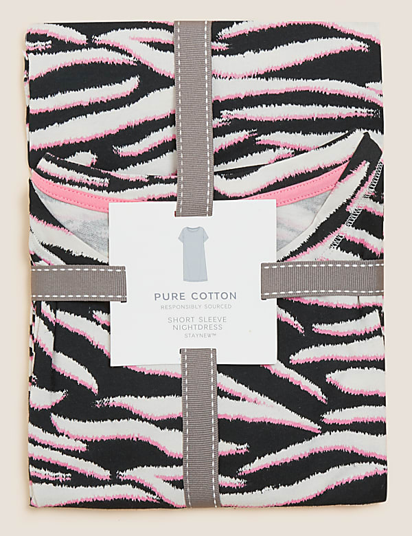 Pure Cotton Zebra Nightdress