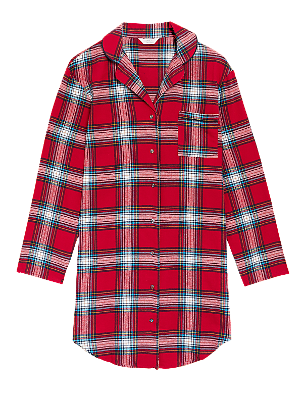 Women's Checked Family Christmas Nightshirt