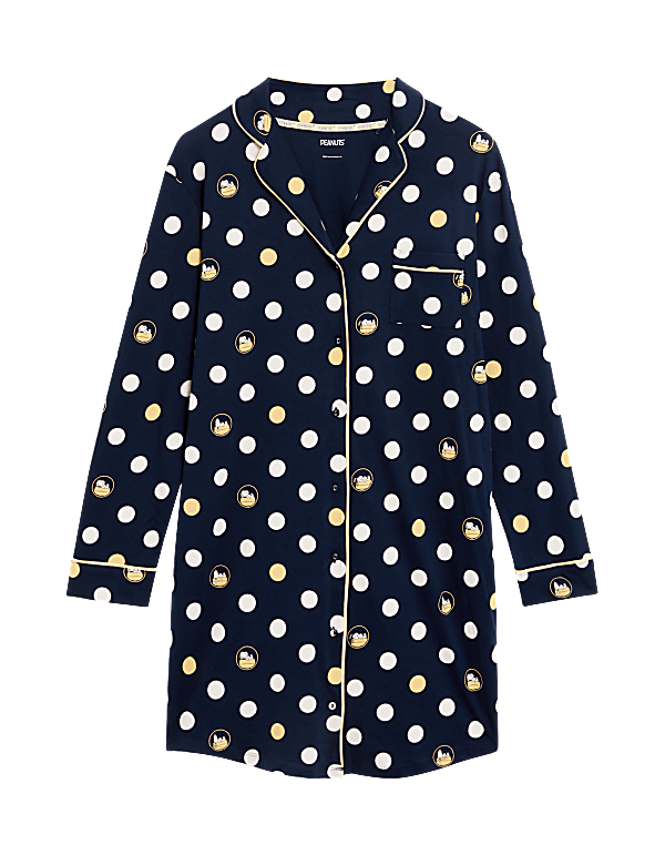 Pure Cotton Snoopy™ Short Nightshirt