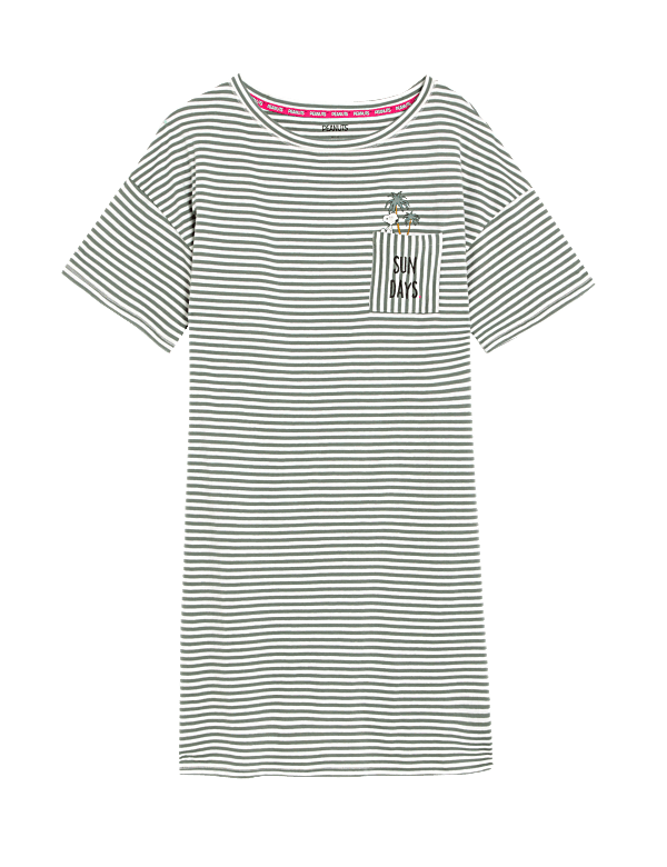 Pure Cotton Snoopy™ Short Nightdress