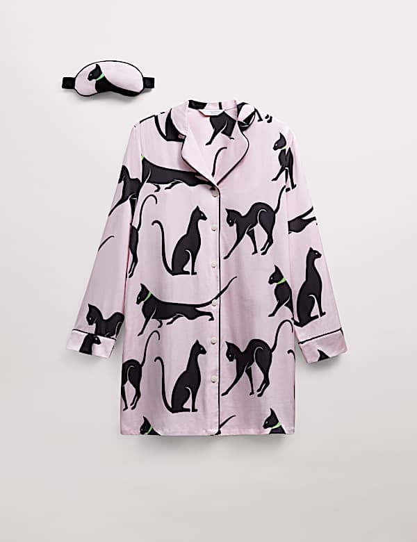 The Cat Print Nightshirt - RS