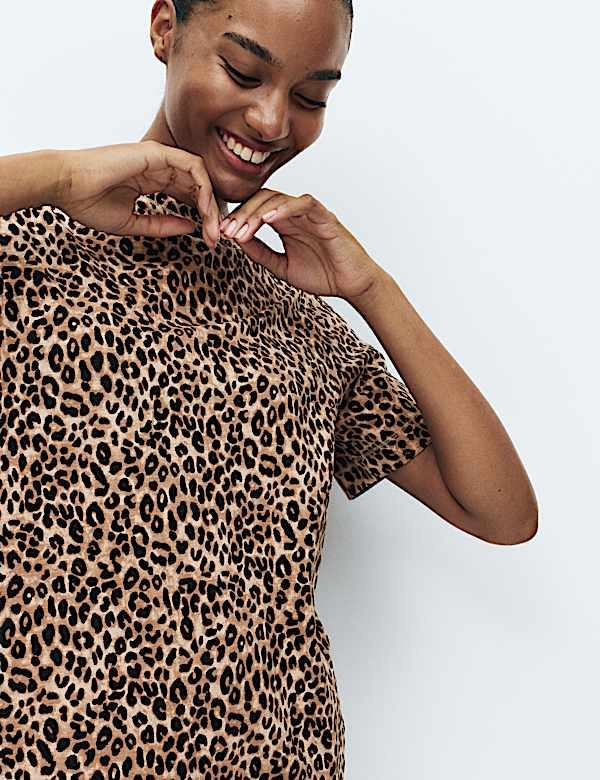 Pure Cotton Printed Nightdress