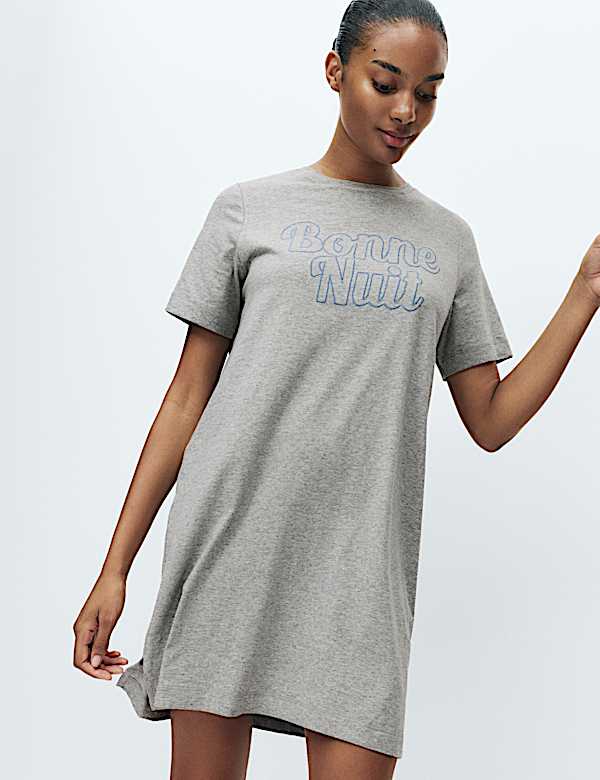 Cool Comfort™ Slogan Nightdress - CA