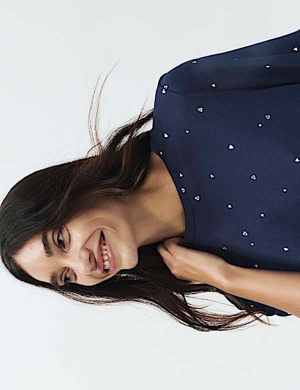 Cotton Modal Printed Minishirt - IL