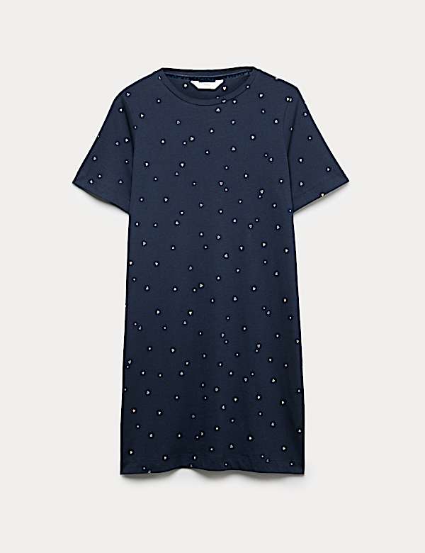 Cotton Modal Printed Minishirt - IL