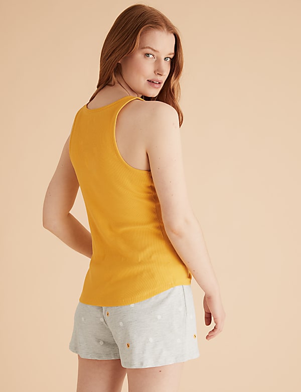 Cotton Spot Print Pyjama Shorts