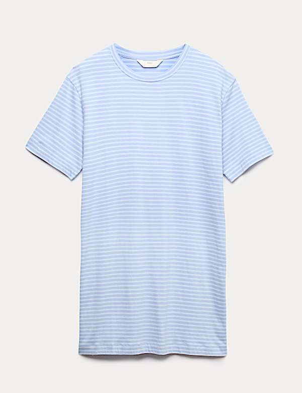 Baju Tidur Motif Garis Kain Modal Katun - ID