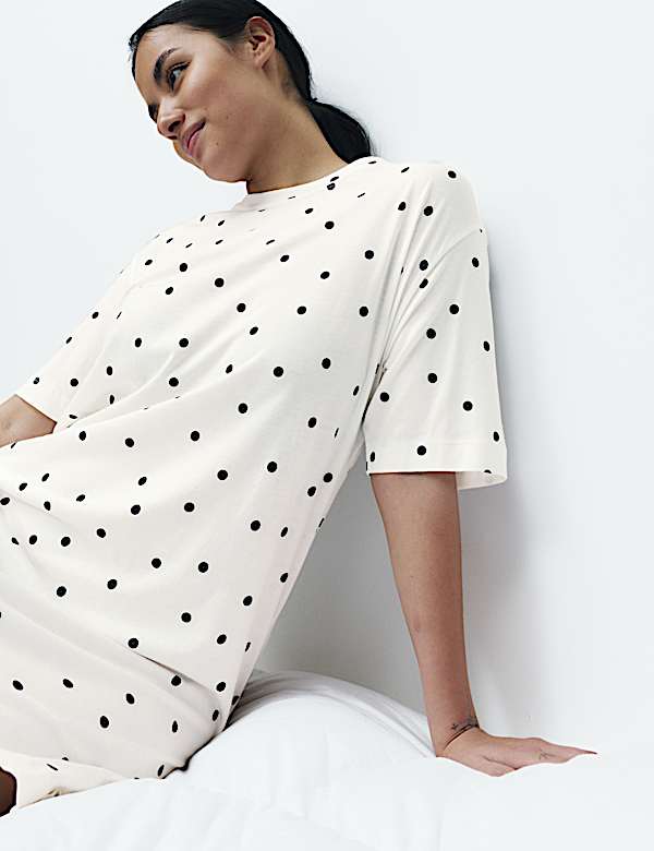 Cool Comfort&trade; Cotton Modal Printed Nightdress