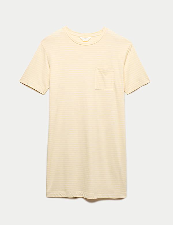 Cotton Modal Printed Minishirt - US