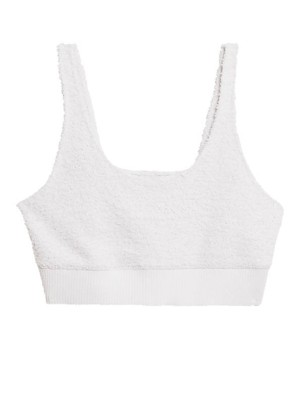Feather Knit Lounge Crop Top