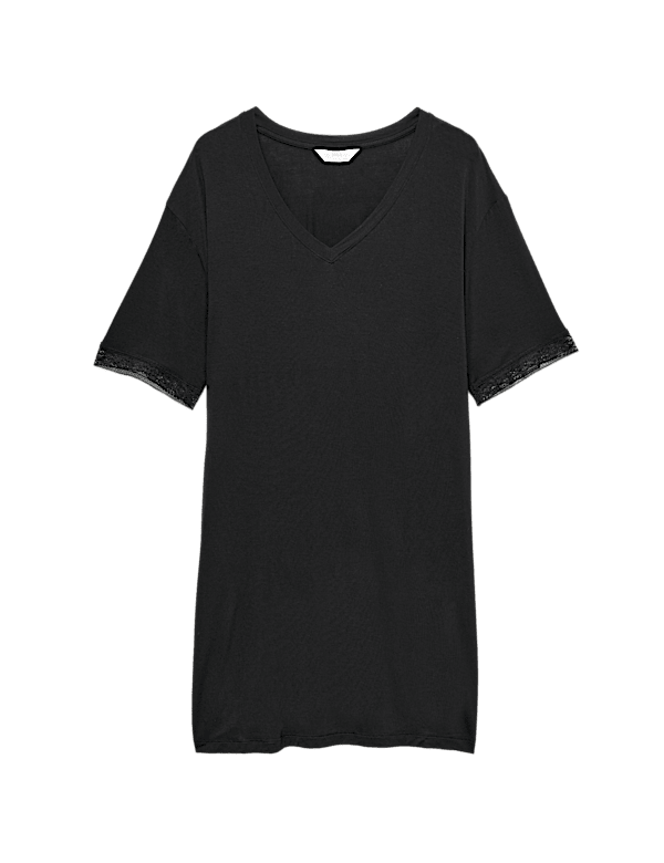 Lace Detail Mini Nightdress