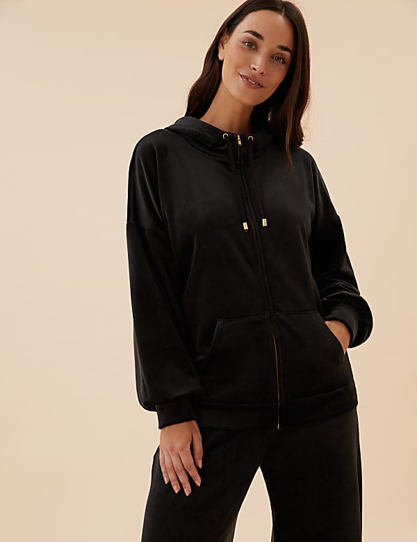 Flexifit™ Velour Lounge Hoodie