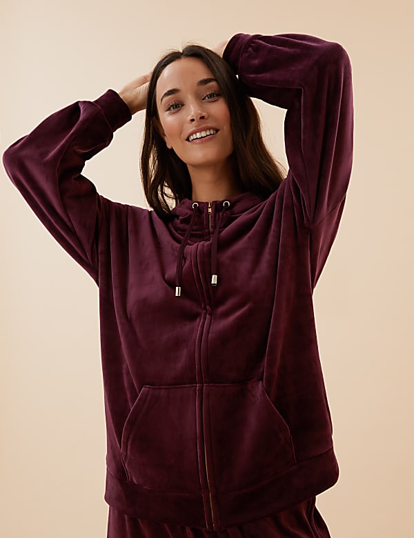 Flexifit&trade; Velour Lounge Hoodie