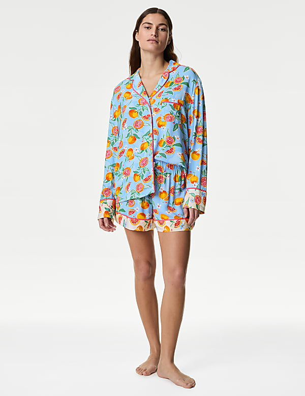 Marks and spencer pyjama shorts sale