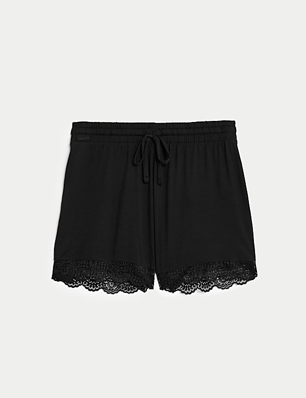 Body Soft&trade; Lace Trim Pyjama Shorts - US
