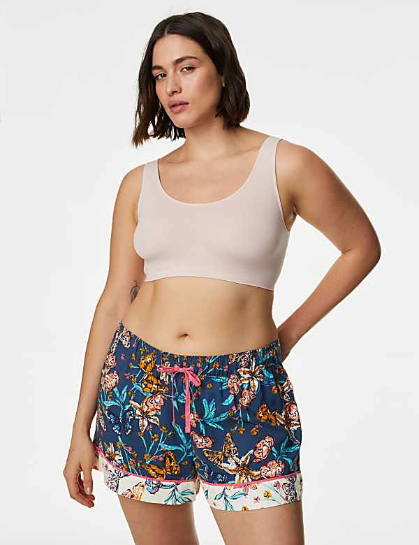Floral Print Pyjama Shorts