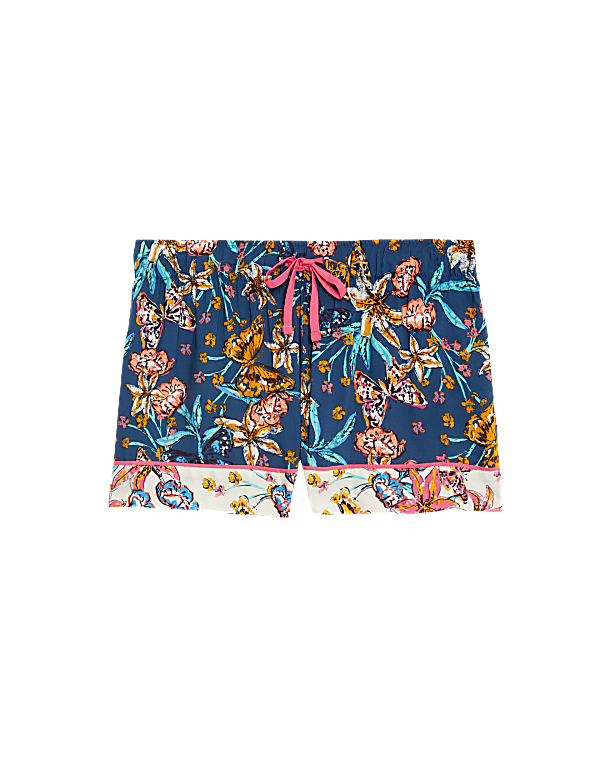 Floral Print Pyjama Shorts