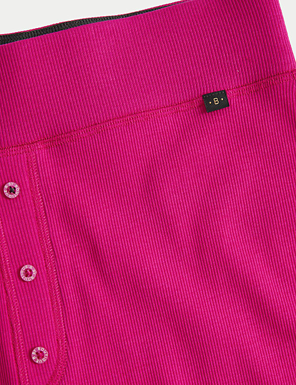 Cotton Rich Ribbed Shorts