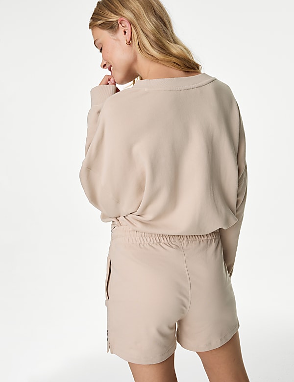 Pure Cotton Embroidered Lounge Shorts - TW