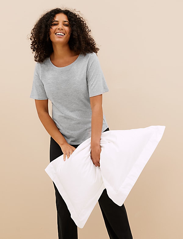2pk Cotton Modal Pyjama Tops