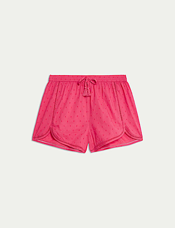 Short de pyjama 100 % coton Dobby - FR