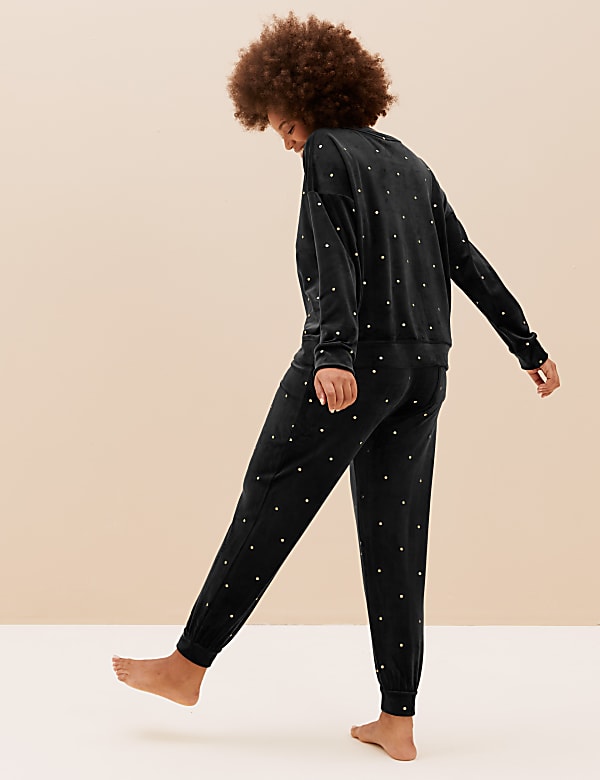 Flexifit™ Velour Foil Spot Lounge Top