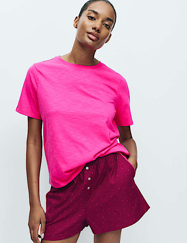 מארז 2 מכנסי פיג'מה קצרים מכותנה טהורה עם הדפס - IL