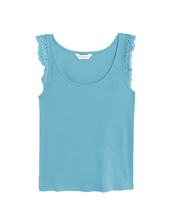 Cotton Rich Ribbed Vest