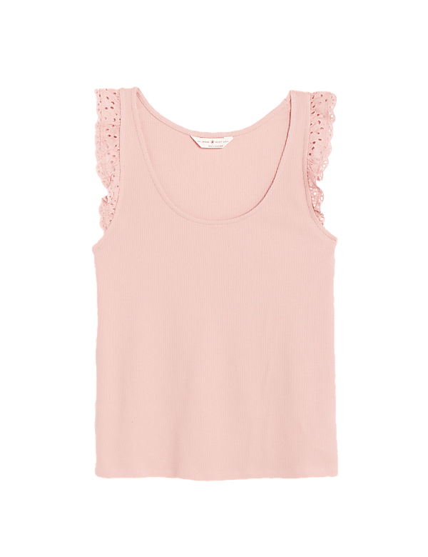 Cotton Rich Ribbed Vest