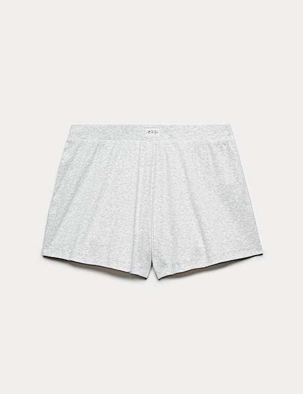 Cotton Rich Ribbed Pyjama Shorts - JP