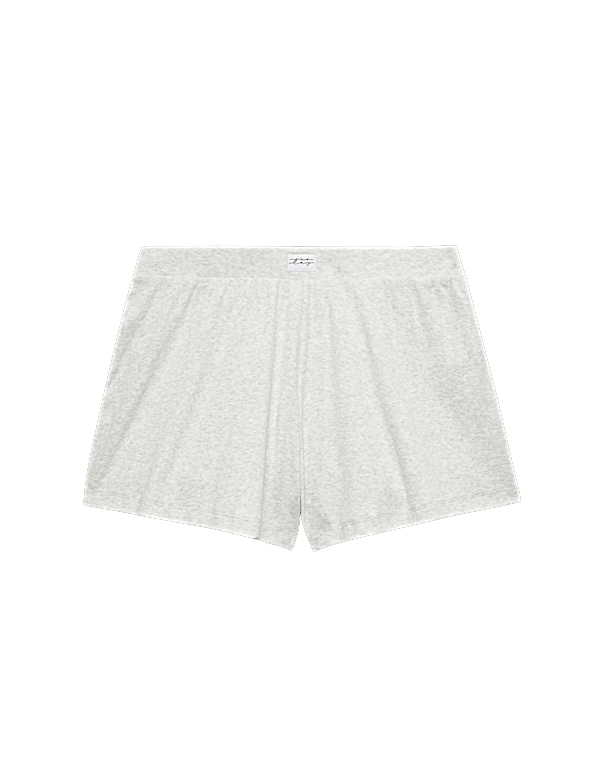 Cotton Rich Ribbed Pyjama Shorts