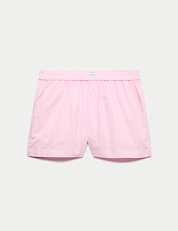 מכנסי פיג'מה קצרים מכותנה טהורה - IL