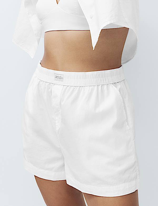 Pure Cotton Pyjama Shorts - AL