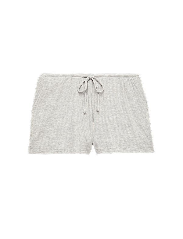 Modal Rich Ribbed Shorts