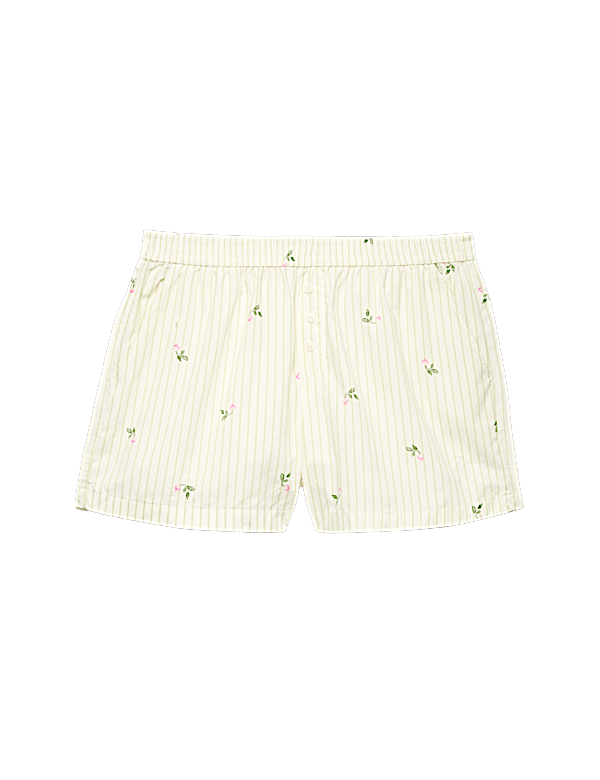 Pure Cotton Radish Printed Pyjama Shorts