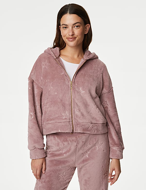 Fleece Star Lounge Hoodie NUTMEG Pyjamas M S SE
