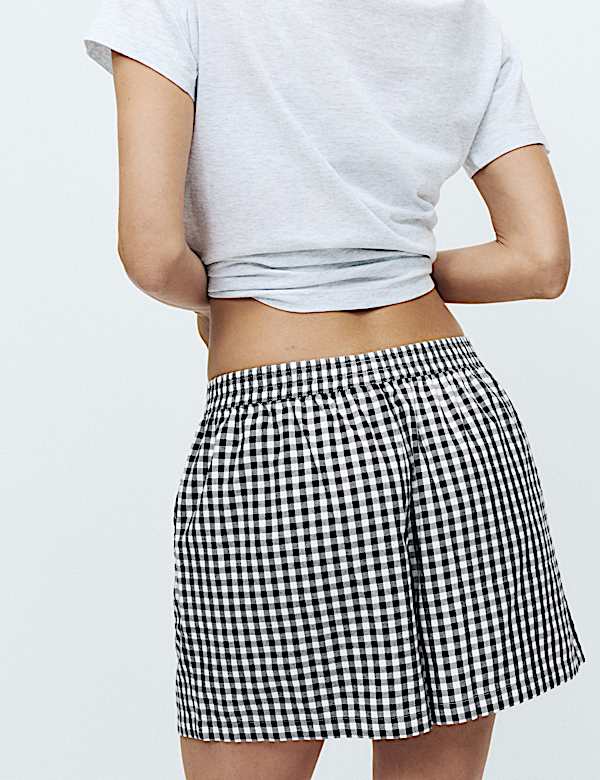 2 Pack Pure Cotton Striped Pyjama Shorts - JE