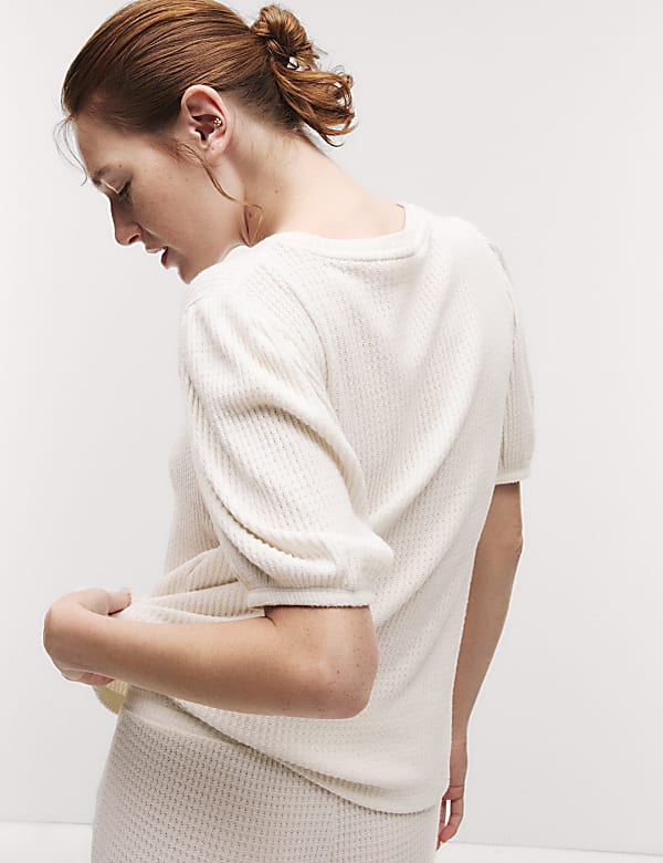 Cosy Waffle Pyjama Top