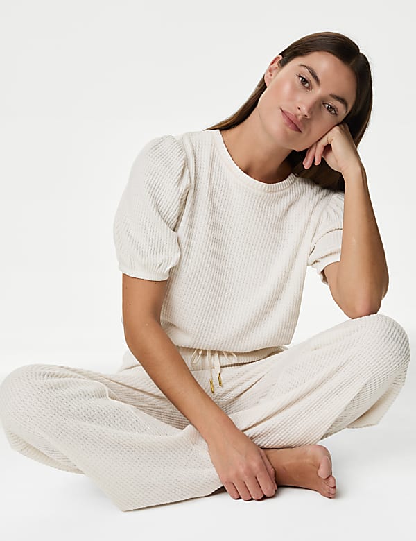 Cosy Waffle Pyjama Top